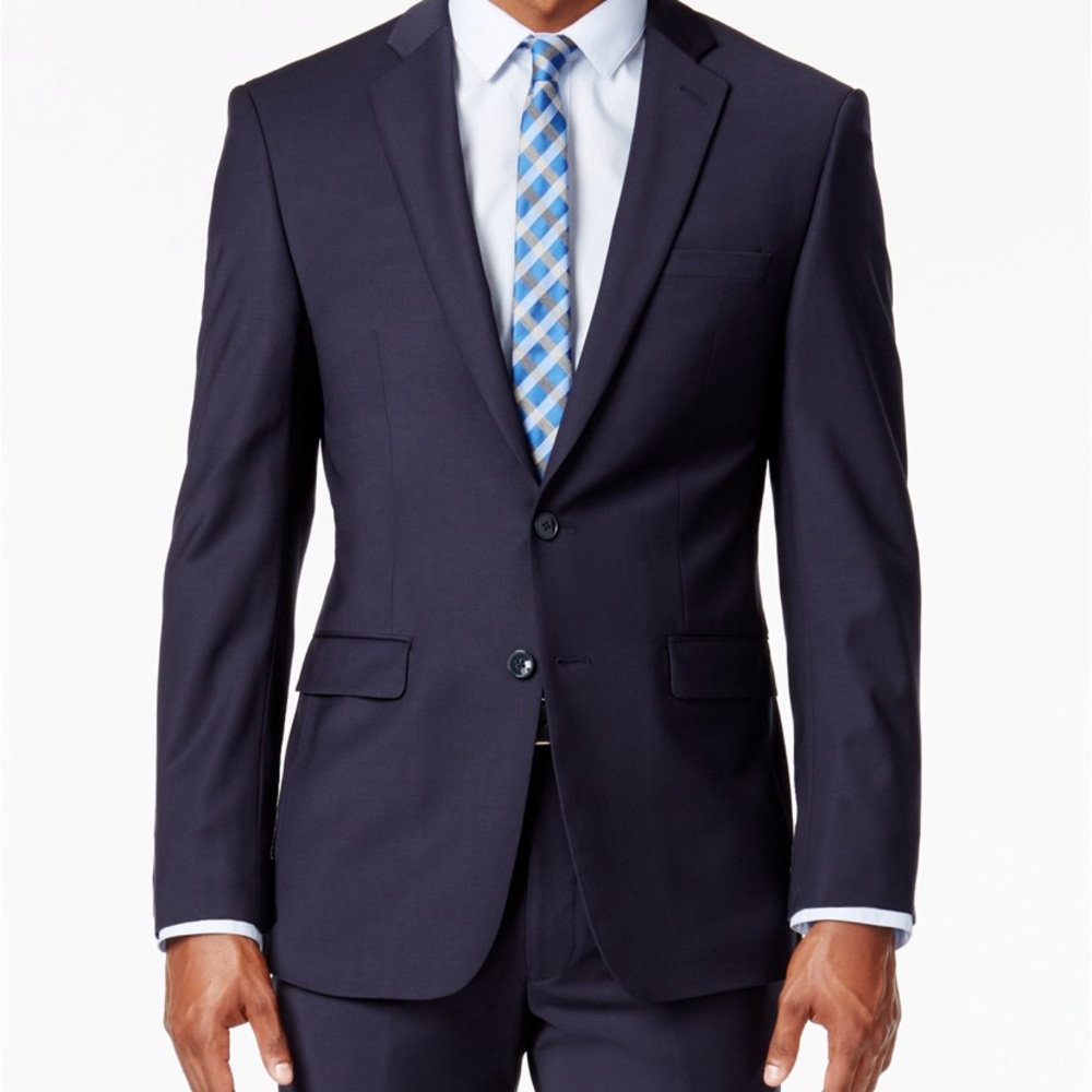 Calvin Men's XFit SlimFit Stretch Suit Jacket Gem